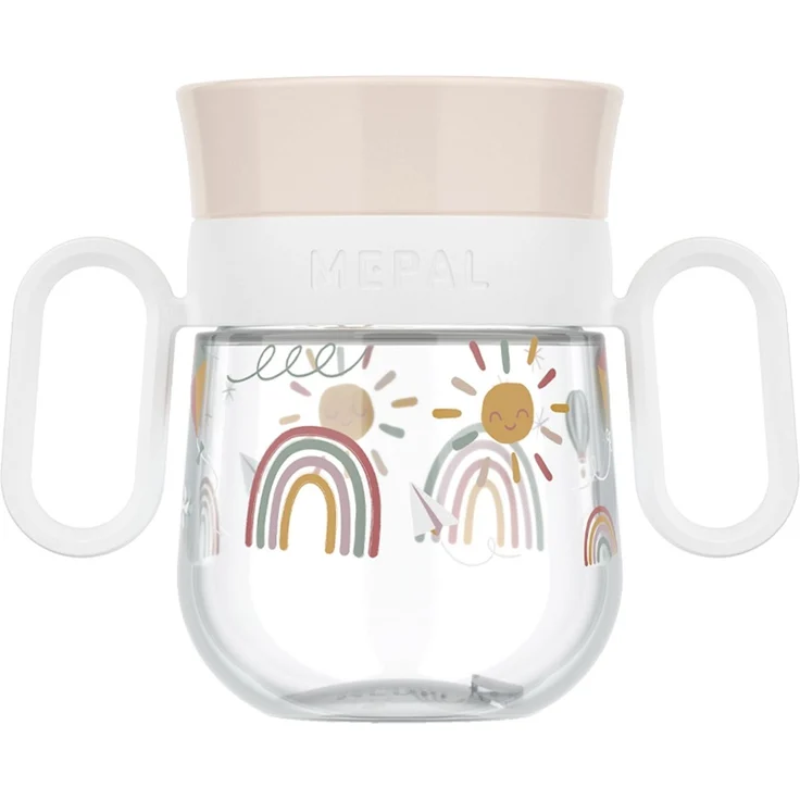 Mepal MIO 360° Trinklernbecher 200 ml Sunshine & Rainbow (2025) – Bild 2