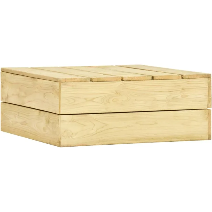 Gartentisch, Balkontisch, Esstisch 75 x 75 x 31 cm Kiefernholz Imprägniert