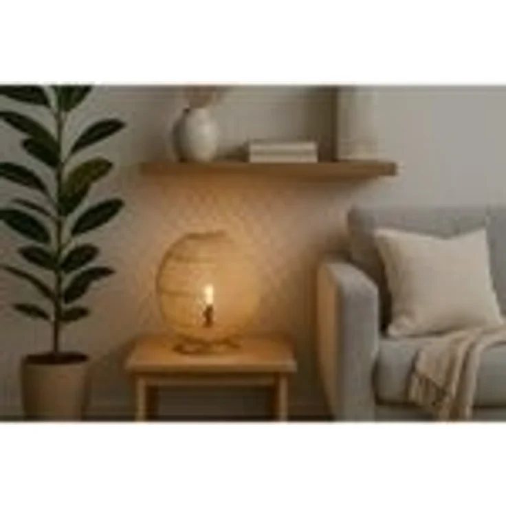 Rattan Pendelleuchte – Bild 12