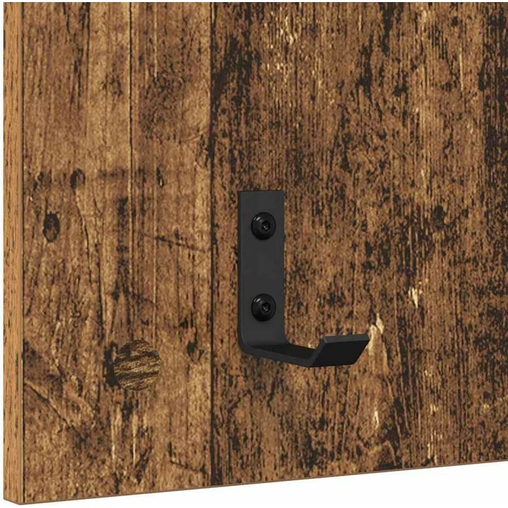 vidaXL Wandmontierter nachttisch Altholz 40 x 10 x 90 cm 874457 – Bild 8
