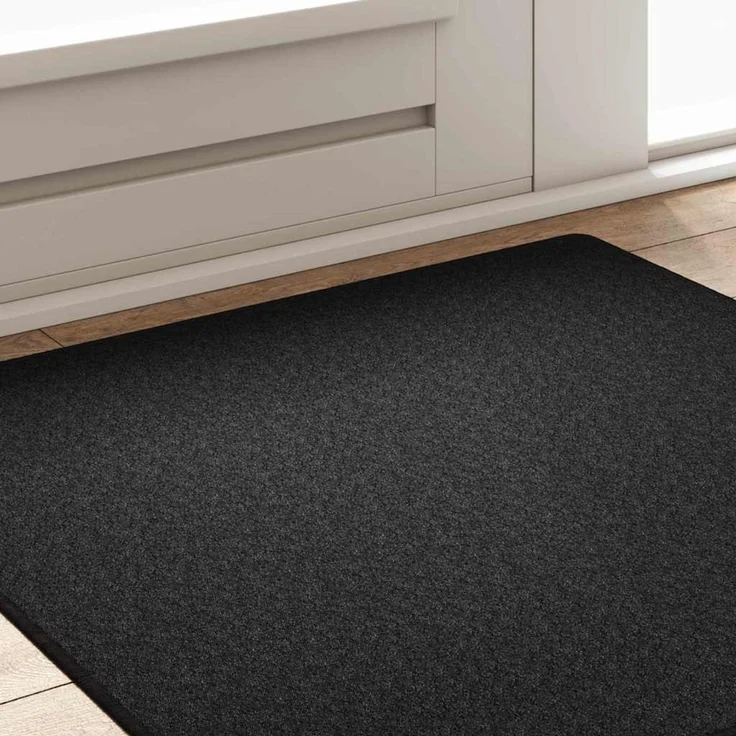 vidaXL Teppichläufer Anthrazit 100 x 100 cm 100% Polypropylen 42011366 – Bild 3