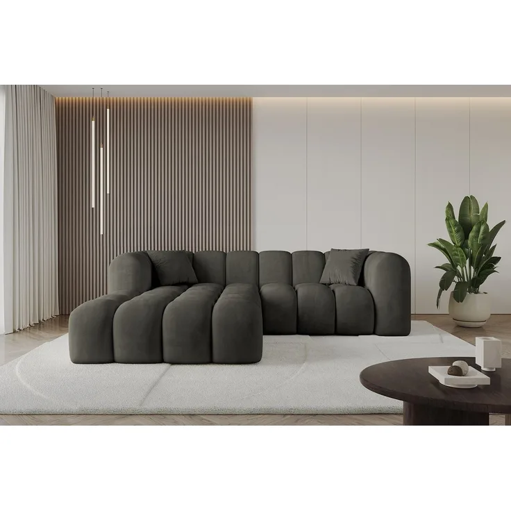 ALTDECOR Ecksofa OLEA-L1, Sofa Praktische Bequeme Funktionsecke Couch L-Form Eckcouch, Corner Sofa L-Form Vielseitige Sofa Wohnlandschaft Wohnzimmer