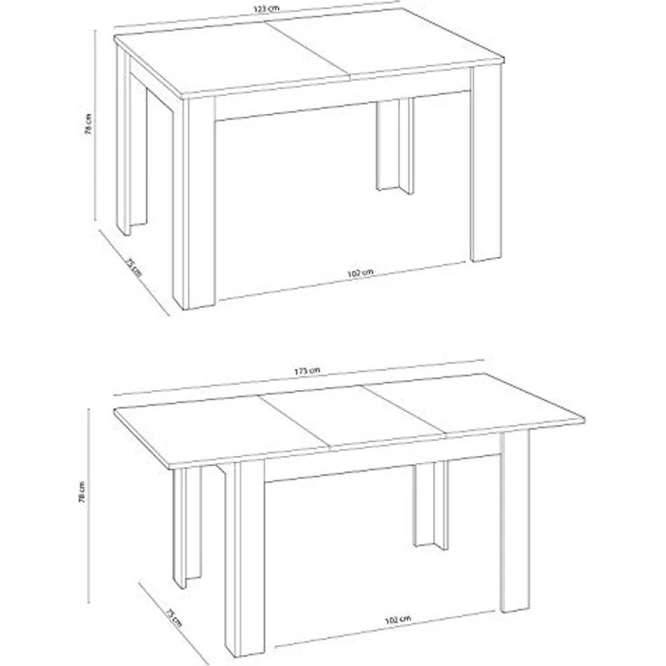 Dmora Runder Tisch, Couchtisch mit Platte aus gehärtetem Glas und Beinen aus verchromtem Stahl, 90x90h75 cm, Transparente Farbe – Bild 3