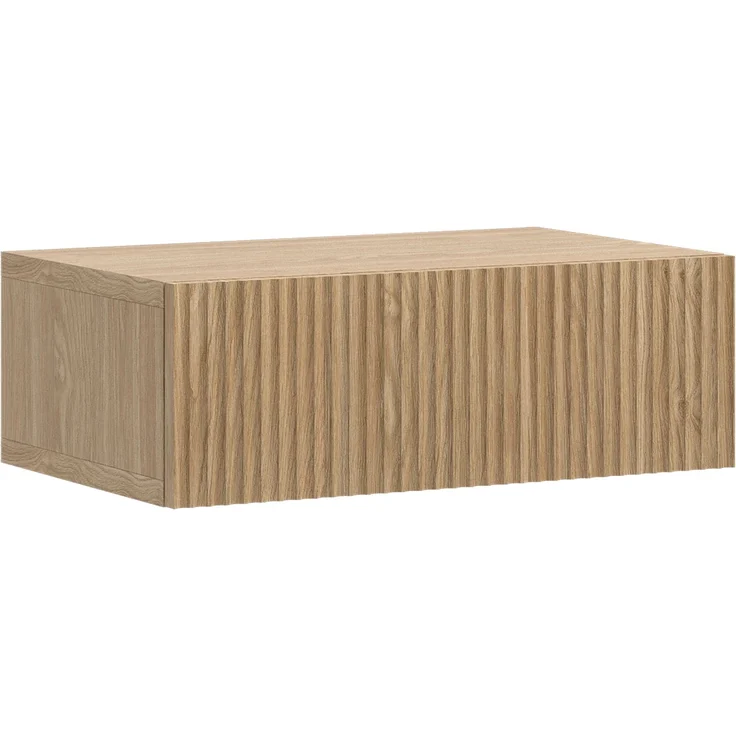 Selsey 'Nolie' Nachtkonsole mit Schublade, Eichenholzoptik, ca. 17 x 50 x 32 cm – Bild 1