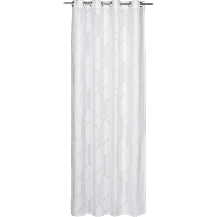 GÖZZE Ösenschal BARDOLINO weiß BH 140x245 cm weiß – Bild 1