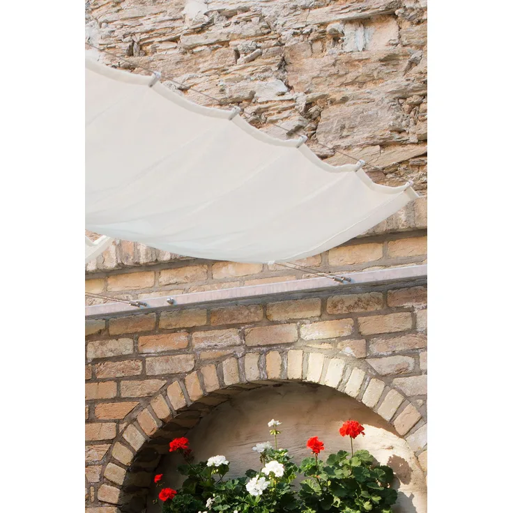 Sonnensegel Lysel Netty weiß (BxH) 80 x 280 cm