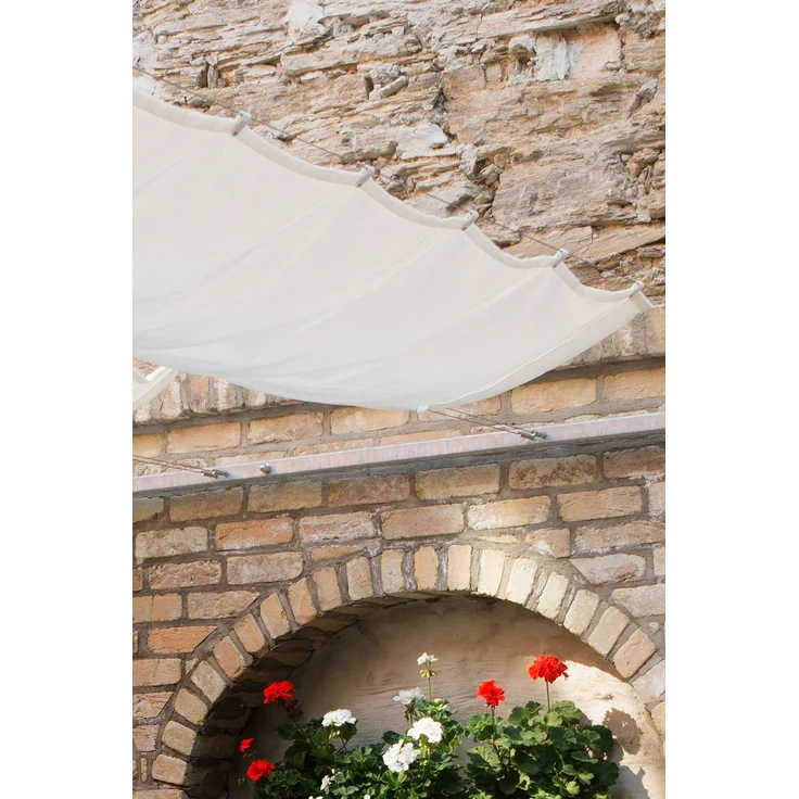 Sonnensegel Lysel Netty weiß (BxH) 80 x 280 cm – Bild 1