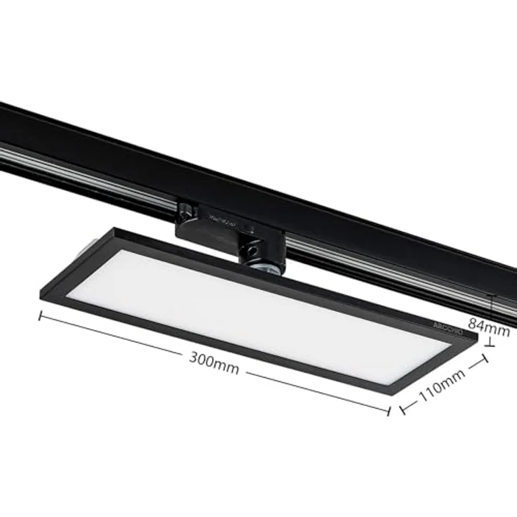 Arcchio LED Stromschienenstrahler Hairis, 1-flammig in Schwarz, energiesparende Arbeitszimmerleuchte mit hochwertigem Leuchtmittel – Bild 5