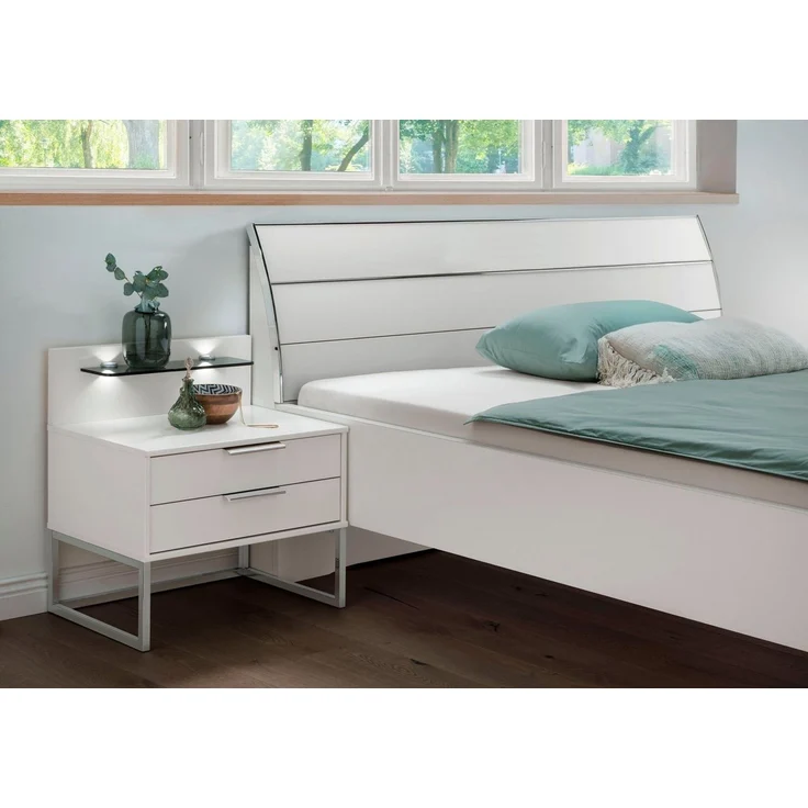 WIEMANN Futonbett Monaco, 4-fache Liegehöhenverstellung, mit stilvollem Holzkopfteil, Made in Germany – Bild 3