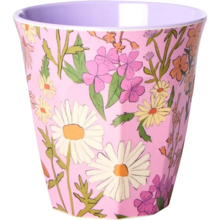 RICE A/S Becher Rice Becher Melaminbecher aus 100% Melamin Daisy Dearest medium – Bild 3