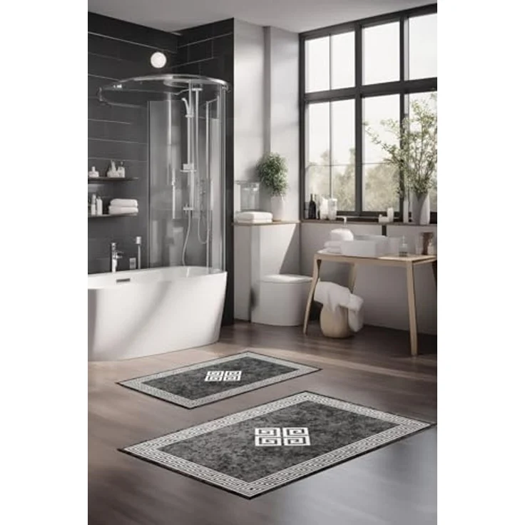 Mijolnir 'CT-5072' Badematten-Set (2-teilig), Mehrfarbig – Bild 2