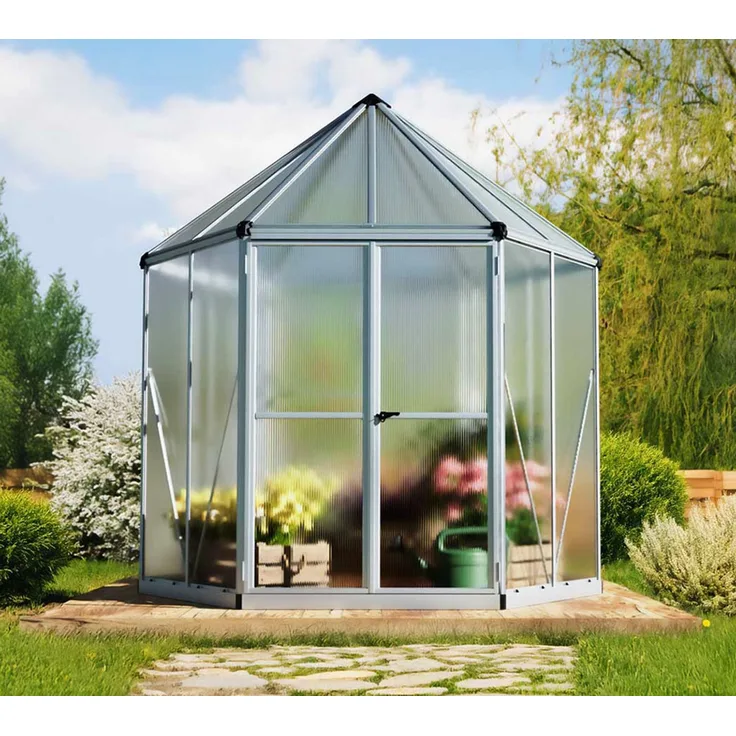 Palram - Canopia Hexa | Aluminium Gewächshaus mit
