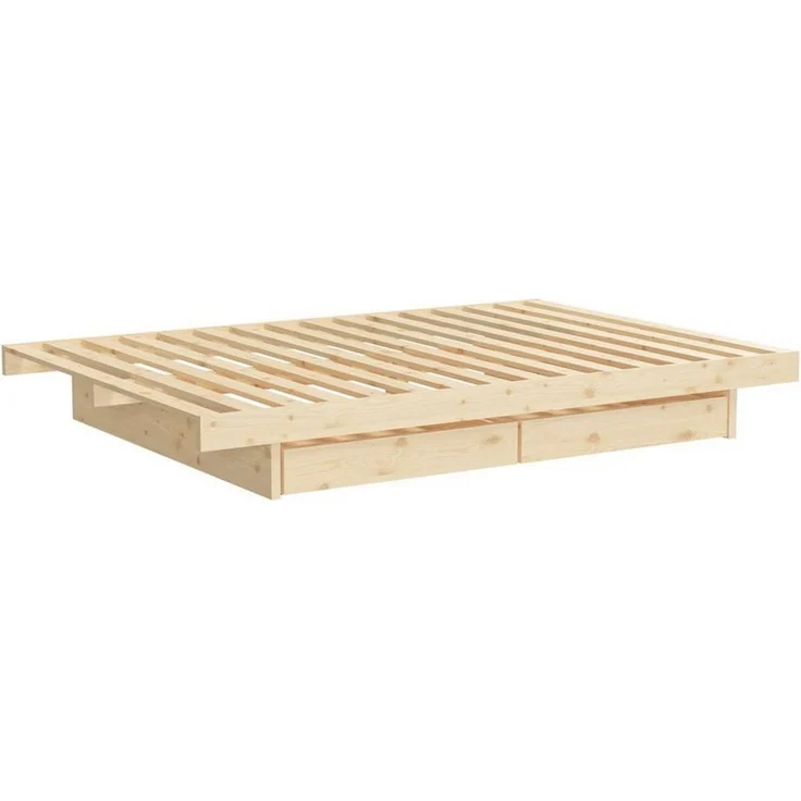 Karup Design Bettgestell Kanso Bed, Stauraumbett, Bett mit oder ohne Schubladen, Bett mit/ohne Schubladen, inkl Lattenrost, FSC®zertifiert – Bild 2
