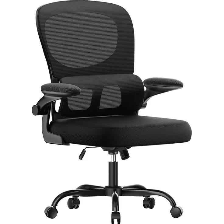 Botifly Ergonomischer Bürostuhl Bürostuhl Mesh Schwarz 50x56x101-111cm