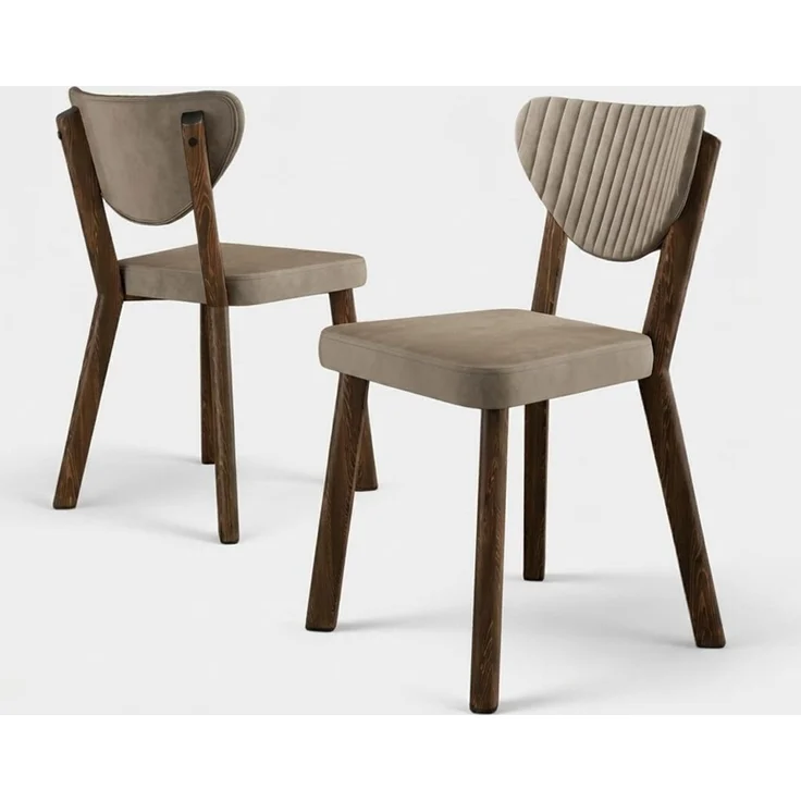 Skye Decor 'Arfe - Cappuccino, Brown' Stuhlset (4-teilig), Cappuccino / Braun, 45 x 86 x 46 cm – Bild 1
