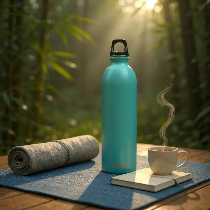 Sigg Trinkflasche Alu Trinkflasche 0,75L Wasserflasche Sportflasche BPA-frei - Hell Blau – Bild 3