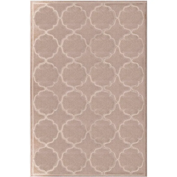 Sanat 'Berlin' Teppich, Höhe: 6 mm, In -und Outdoor geeignet, Beige, 140x200 cm (Rechteckig)