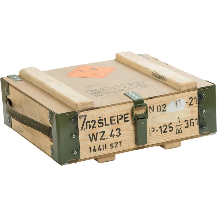 Kistenkolli Altes Land Allzweckkiste Munitionskiste Slepe 7,62 Armeekiste Schatztruhe Holztruhe Holzkoffer (Spar-Set)