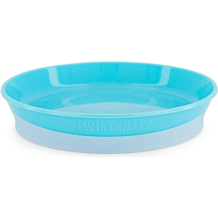 Twistshake-Platte | Babyteller mit luftdichtem Deckel | BPA-freier Baby-Entwöhnungsteller | Essenstrainingsteller | Lernteller für Kinder | 6m+ Baby-Futterteller | Neugeborenen-Essentials | Blau – Bild 3