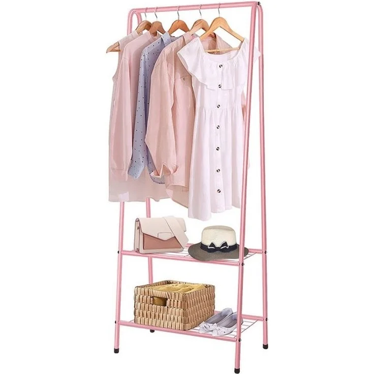 Youyijia Kleiderständer Clothes Rack 2 Shelves for Shoes and Boxes – Bild 4