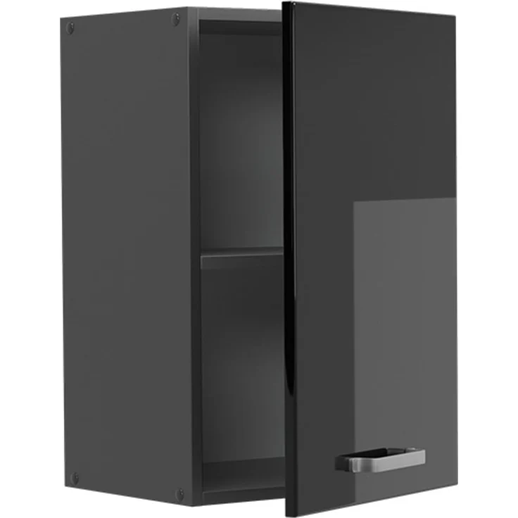Hängeschrank R-Line Schwarz Hochglanz 40 cm Vicco – Bild 4