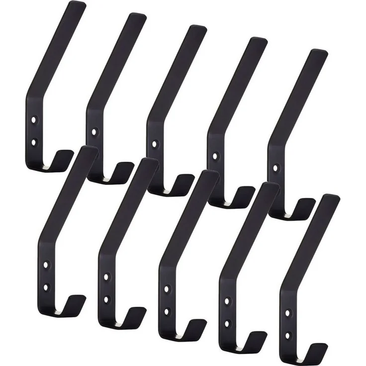 SO-TECH® Kleiderhaken Loxten 60 x 20 x 45 mm oder 142 x 20 x 45 mm Edelstahl, (10-St), verschiedene Farben Garderobenhaken Wandhaken bunt – Bild 5