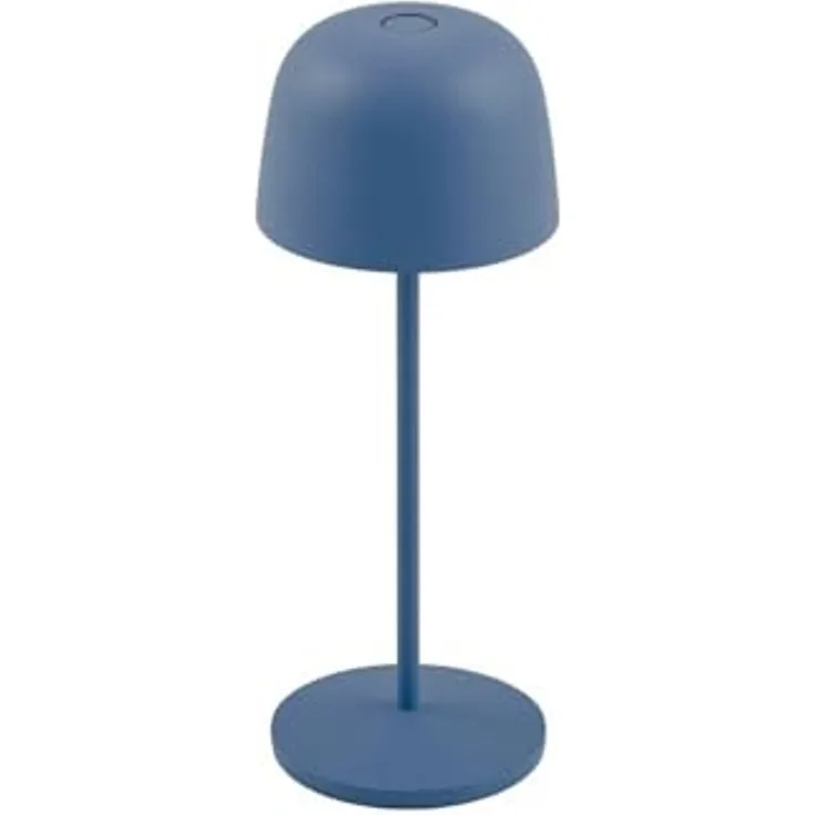 Lindby Außen-Tischleuchte Arietty, LED, Metall, Blau warmweiß IP65, 1 x 2,2 W LED, warmweiß