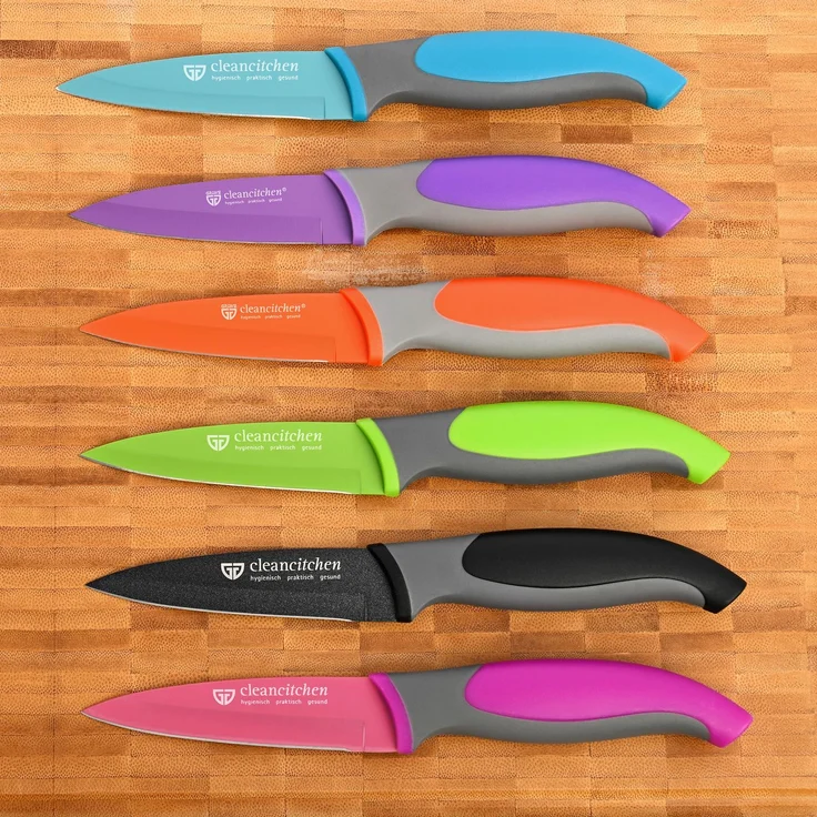 Küchenmesser mit Klingenschutz orange C2 – Bild 5