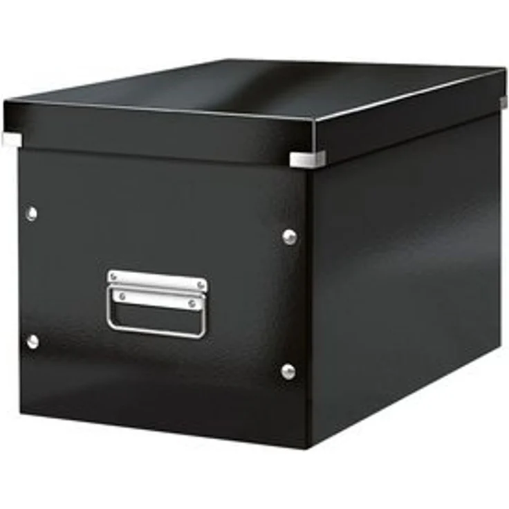 Leitz Archivbox Click & Store Cube L Hartpappe schwarz – Bild 4