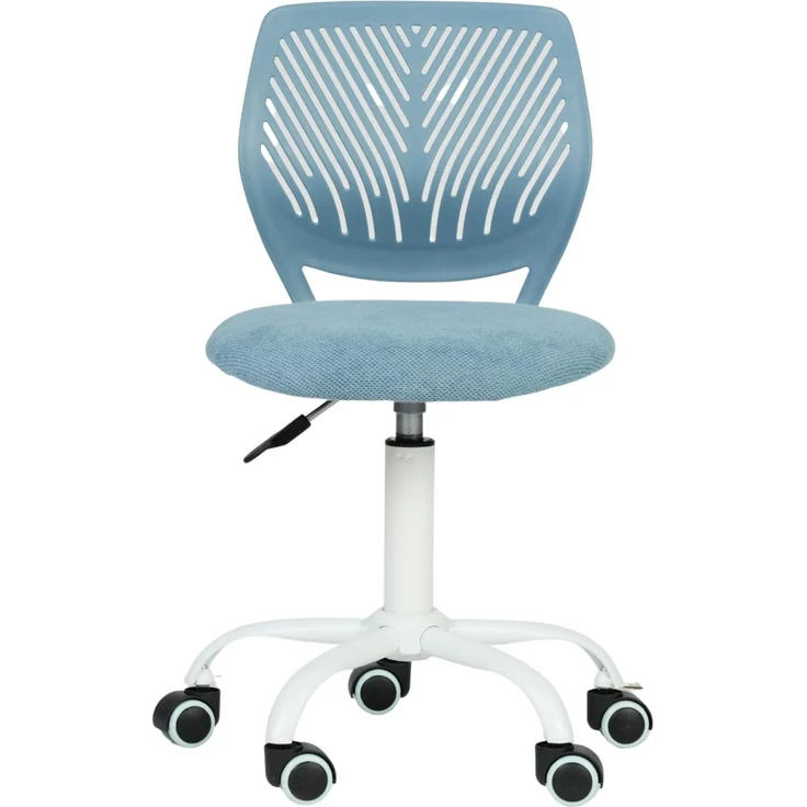 FurnitureR Ergonomische verstellbare Höhenverstellung, für Heimstudy, Blau, Metall, 44 x 40 x 74-87 cm