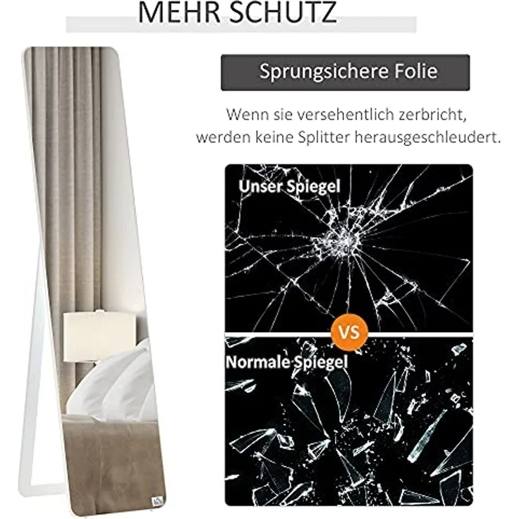 HOMCOM Standspiegel Ankleidespiegel – Bild 6