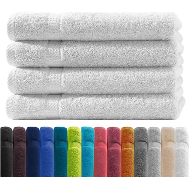 Zestri Handtücher COMFORT Handtücherset aus Baumwolle, saugstark weich, Frottee, Handtücher 4er-Set, Duschtuch Saunahandtuch Gästehandtücher Badetuch Handtücher Set – Bild 2