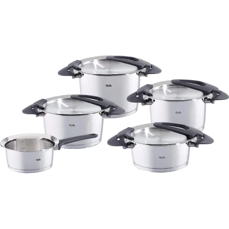 Fissler Intensa® Topf-Set 5-tlg. mit Metalldeckel und Stielkasserolle