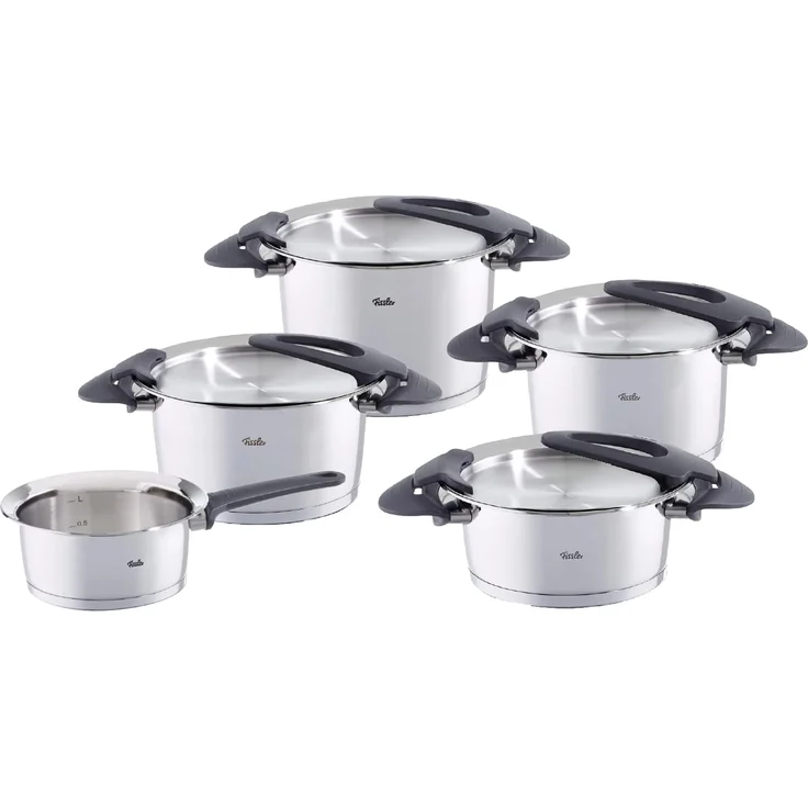 Fissler Intensa® Topf-Set 5-tlg. mit Metalldeckel und Stielkasserolle – Bild 1