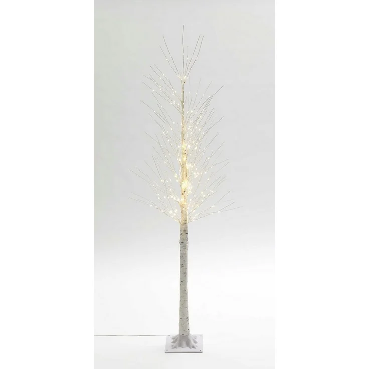 Northpoint Dekobaum LED Lichtbaum Birke 150cm In- &Outdoor elastische Zweige Timerfunktion – Bild 5