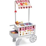 Melissa & Doug 19350 - Hotdog- und Eiscremestand in Einem, Holz