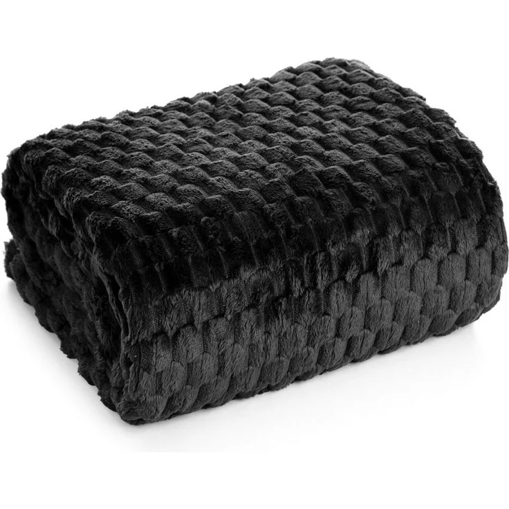 Wohndecke CINDY/6, Design91, Tolle Struktur, Waffelmuster, Weich, Karierte Decke, Karomuster – Bild 1