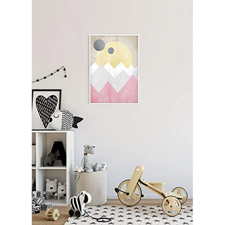 Komar Wandbild Sunrise Spring, Fotoposter ohne Rahmen, 40 x 50 cm, hochwertiger Kunstdruck auf seidenmattem Fotopapier, für Wohnzimmer und Schlafzimmer – Bild 4