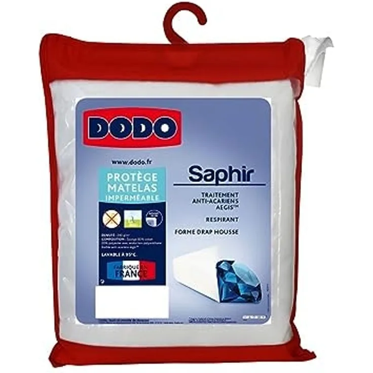 Spannbettlaken wasserfest und milbenabweisend - 140 x 190 cm - DODO von SAPHIR