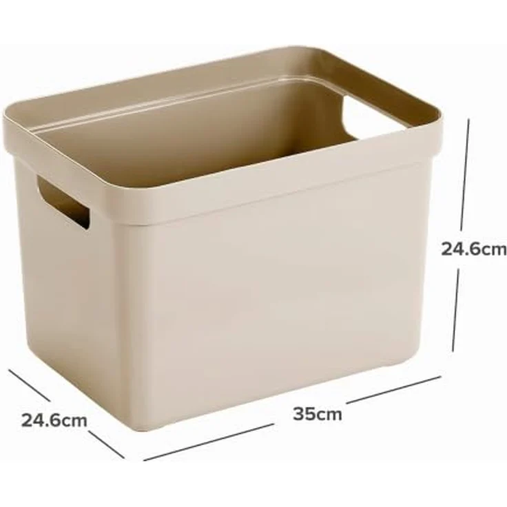 Sigma home Aufbewahrungsbox 18L beige – Bild 2