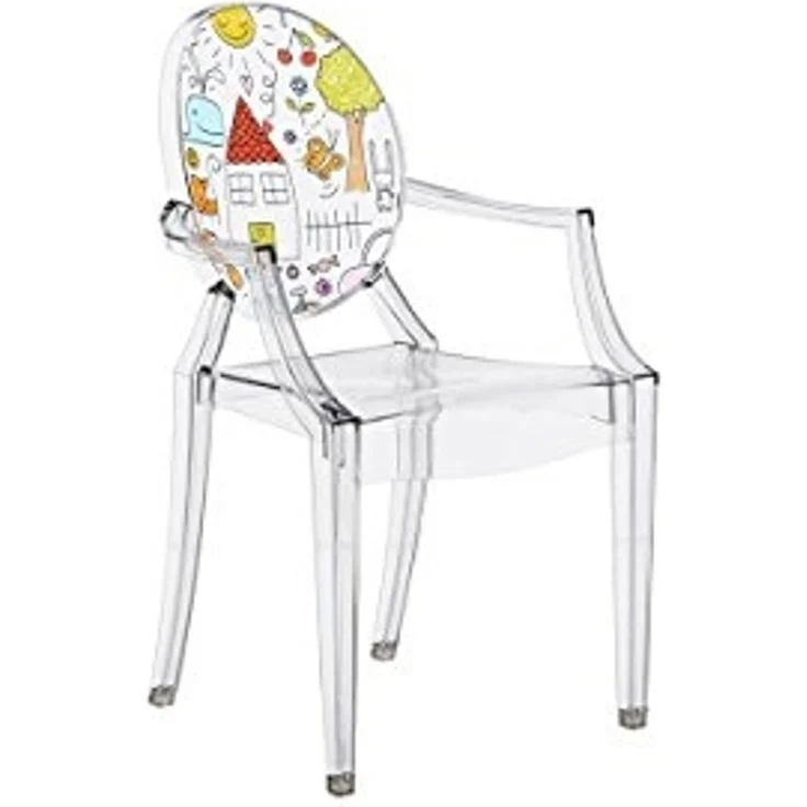 Kartell Loulou Ghost Kinderstuhl, Polykarbonat, Transparent, 37 x 40 x 63 cm – Bild 4