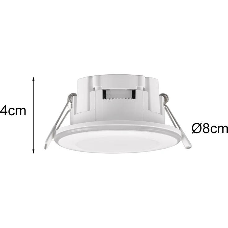 3er SET LED Einbaustrahler ARGUS Weiß mit Fernbedienung dimmbar & RGBW, Ø 8cm – Bild 4