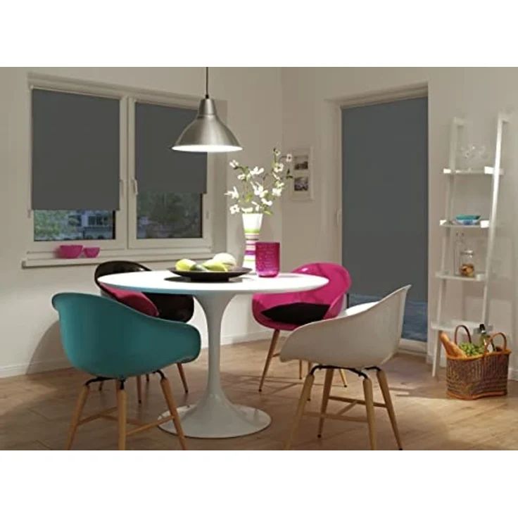 Seitenzugrollo Thermo Klemmrollo Energiesparend, my home, ohne Bohren, freihängend, Klemmfix, abdunkelnd mit Thermobeschichtung – Bild 2