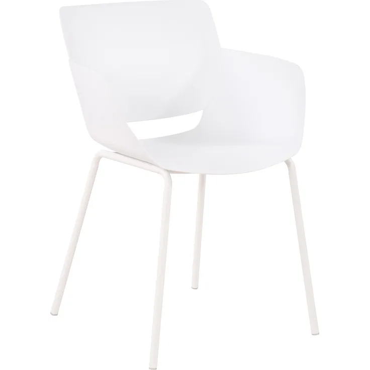 CLP Stuhl Alpena wetterfest mit Rückenlehne,weiß