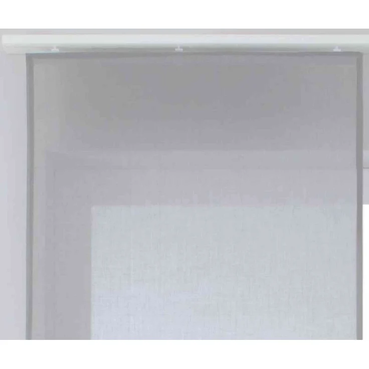 Gardinenbox Schiebegardine (2 St), Kräuselband, halbtransparent, Voile, Flächenvorhänge »Nizza« Baumwoll-Voile 2019032-2 – Bild 3