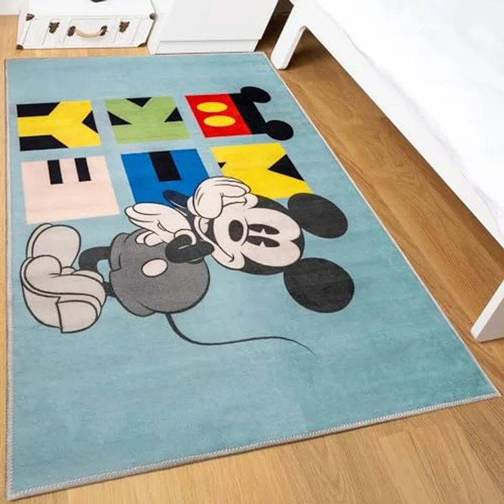 Disney Kinderteppich Disney Home - 80x120 cm - Spiderman, Cars, Frozen, Mickey, Minnie, Rechteckig, Höhe: 5 mm – Bild 2