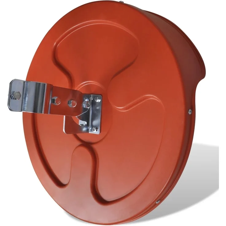 vidaXL Verkehrsspiegel Konvex PC-Kunststoff Orange 45 cm Outdoor 141680 – Bild 5