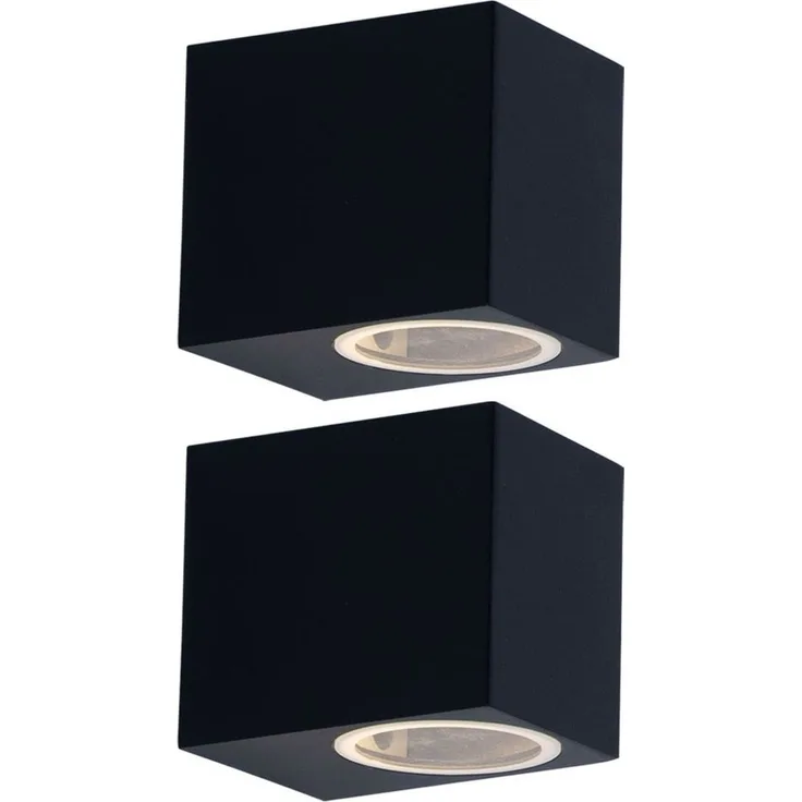 2er Set RGB LED Down Leuchten für Außenwände VT-7651