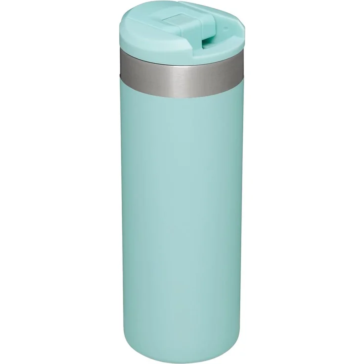 STANLEY Aerolight Transit Thermobecher 16OZ - Hält 6 Stunden Heiß - Spülmaschinenfest - Kaffeebecher To Go Auslaufsicher - Kompatibel Mit Gängigen Pkw-Getränkehalterungen - Watercolor Blue – Bild 2