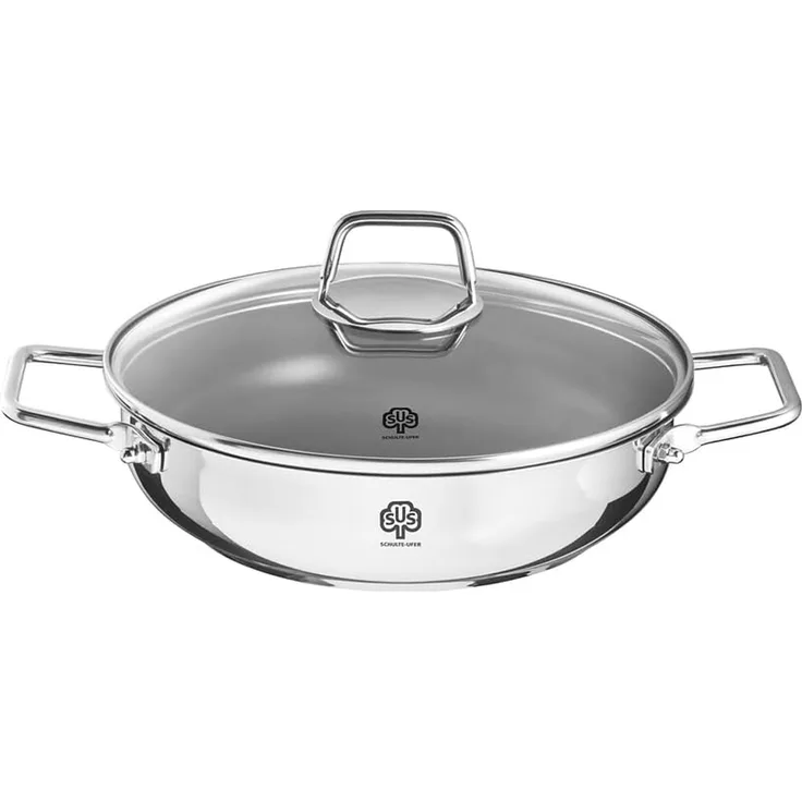 Edelstahlpfannen-Serie Wega - Wega Schmorpfanne 24cm
